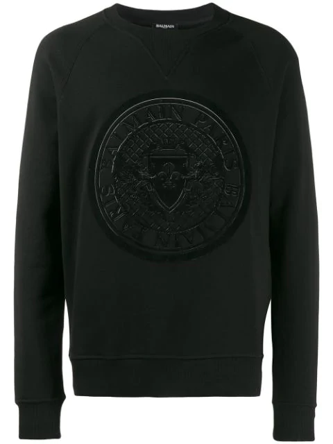 balmain logo sweatshirt