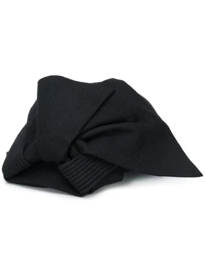 A.n.g.e.l.o. Vintage Cult 1940's Oversized Knot Cap In Black