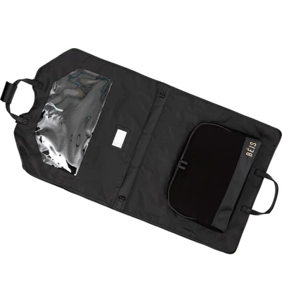 Beis Travel Garment Bag In Black