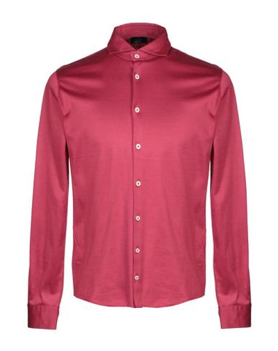 Barba Napoli Shirts In Garnet