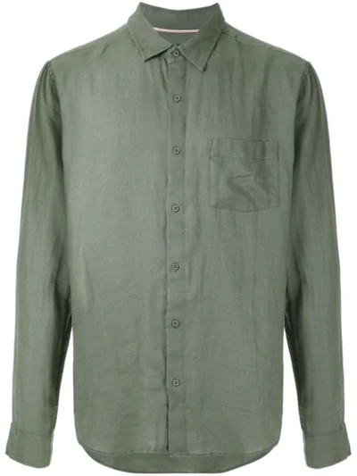 Osklen Klassisches Leinenhemd - Grün In Green