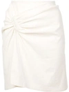 A.l.c Fitted Mini Skirt In White