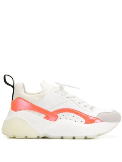 Stella Mccartney Eclypse Chunky Lace-up Platform Sneakers In White