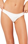 L*space Veronica Ribbed Bikini Bottoms In White