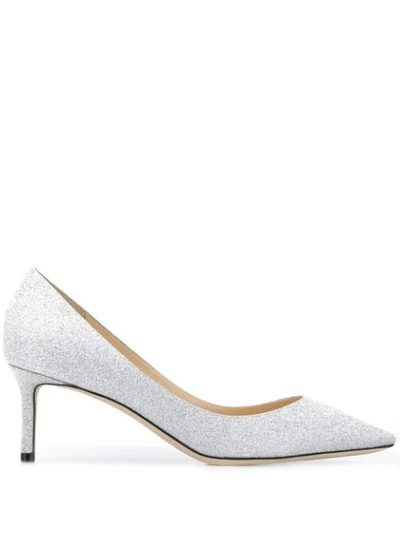 Jimmy Choo Romy 60mm Pumps In Silver