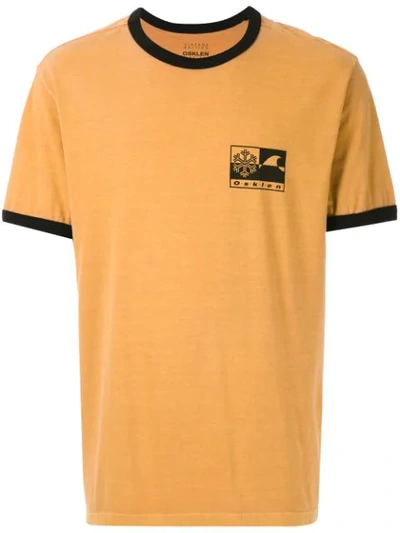 Osklen T-shirt Mit Print In Yellow