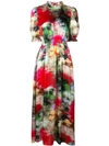 Adam Lippes All-over Print Dress In Red