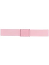 N°21 Elasticated Clasp Belt In Pink