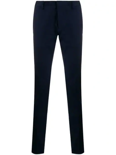 Dsquared2 Slim-fit Tailored Trousers In Blue
