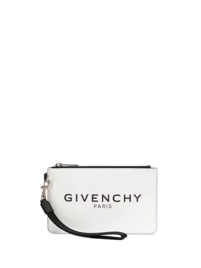 Givenchy Logo Coin Purse In White