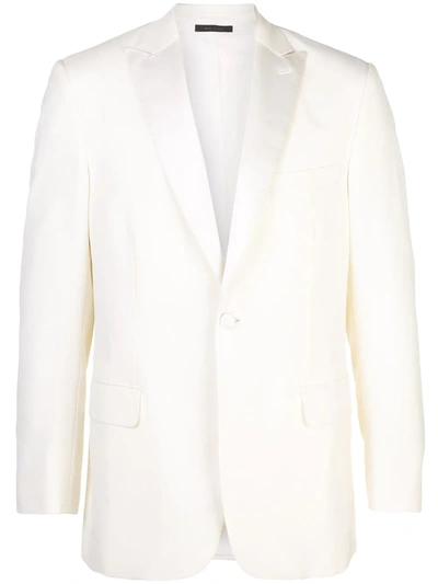 Brioni Classic Fitted Blazer In White