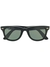 Ray Ban Rb4340 Wayfarer Polarized Sunglasses In Green
