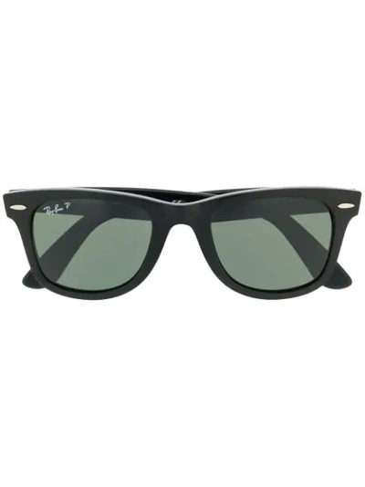 Ray Ban Rb4340 Wayfarer Polarized Sunglasses In Green