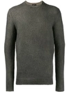 Avant Toi Pullover Mit Rundem Ausschnitt In Grey