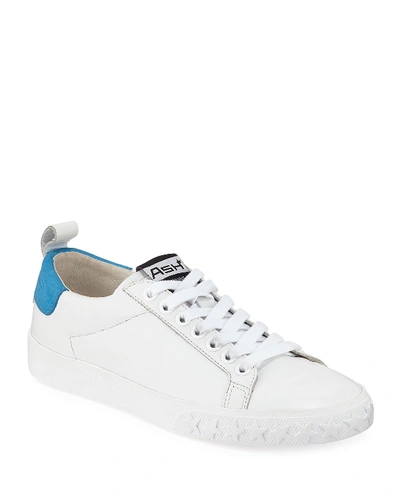 Ash Dazed Leather Lace-up Sneakers In White