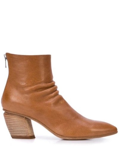 Officine Creative Severine Ankle Boots In Brown