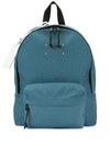 Maison Margiela Quad Stitch Backpack In Blue