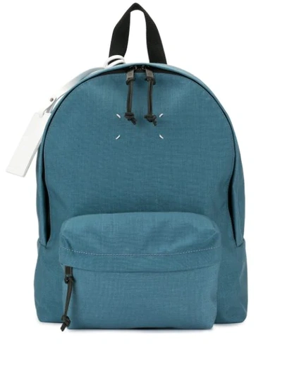 Maison Margiela Quad Stitch Backpack In Blue
