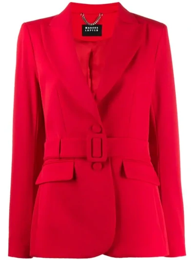 Markus Lupfer 'dylan' Blazer In Red