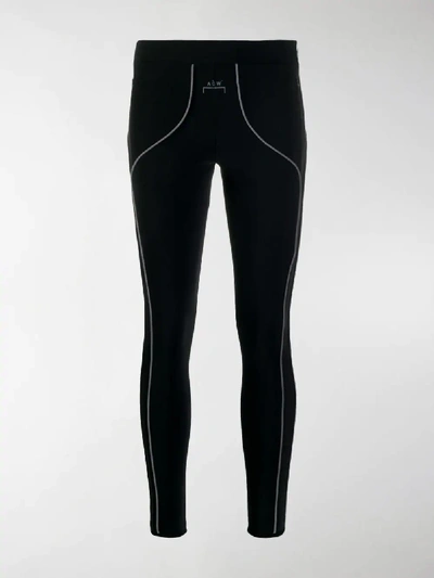 A-cold-wall* * Contrast Piping Sport Leggings In Black