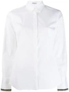Brunello Cucinelli Embellished Cuff Shirt In White