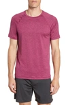 Rhone Reign Performance T-shirt In Pyrenees Pink Heather