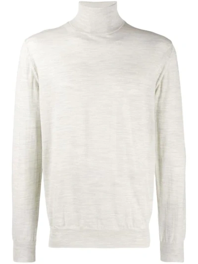 Lanvin Roll-neck Wool Sweater In Grey