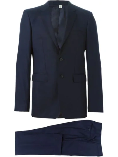 Burberry Tailored Slim-fit Wool-blend Suit In Blue