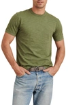Alex Mill Solid Slub T-shirt In Military Green
