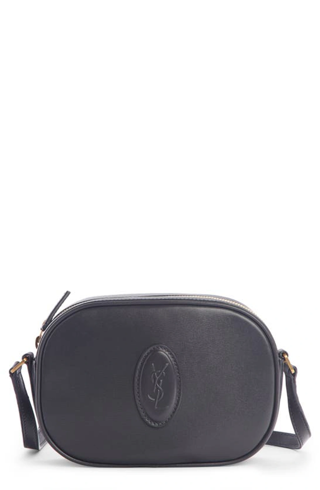 Saint Laurent Le 61 Leather Camera Bag In Noir ModeSens