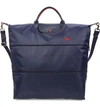 Longchamp Le Pliage Expandable Nylon Tote In Navy