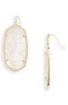 Kendra Scott Danielle Pendant Earrings In Gold/ Ivory Mop