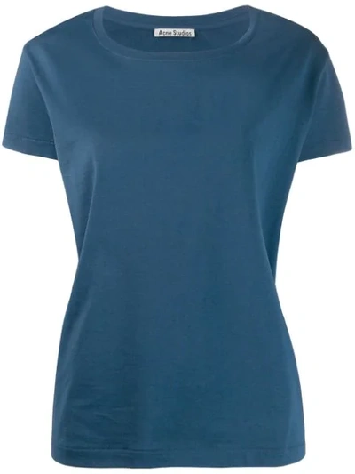 Acne Studios Eldora E Base T-shirt In Blue