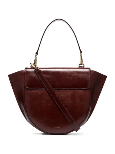 Wandler Medium Hortensia Shoulder Bag In Brown
