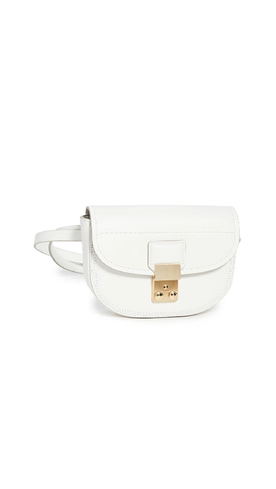 3.1 Phillip Lim / フィリップ リム Pashli Mini Saddle Belt Bag In Antique White