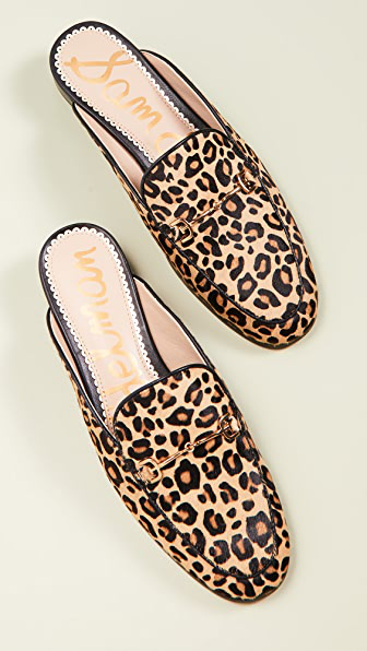 sam edelman leopard slides