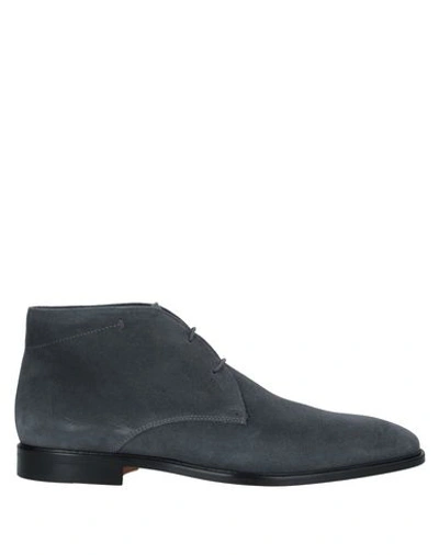 Tod's Ankle Boots In Lead