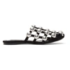Alexander Wang Amelia Studded Suede Slippers In Black