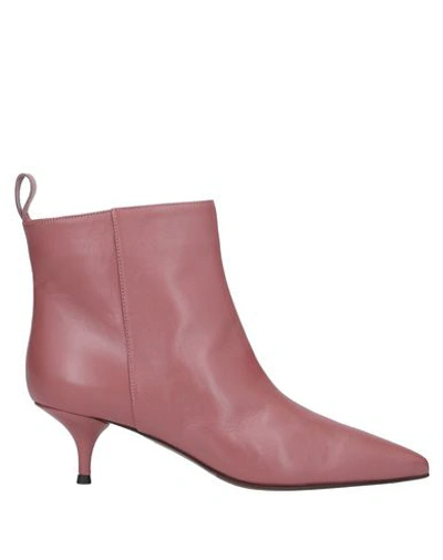 L'autre Chose Ankle Boots In Pink