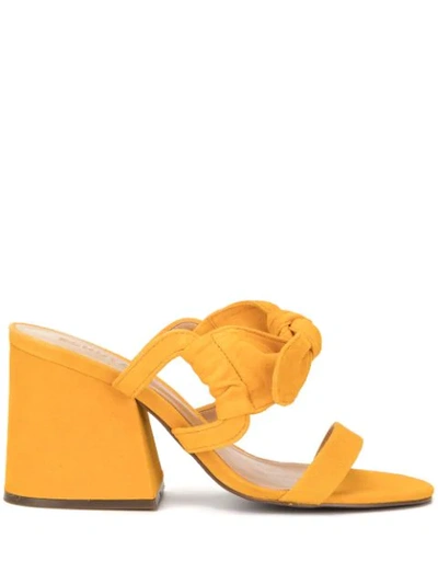 Schutz Sandalen Mit Schleife - Gelb In Yellow