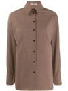 Acne Studios Checked Shirt Blue/brown