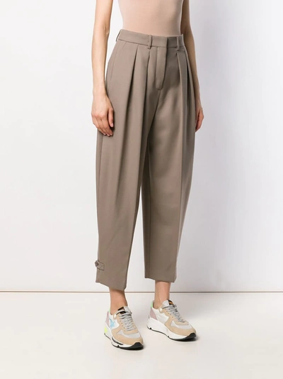 See By Chloé Hose Mit Falten In Brown