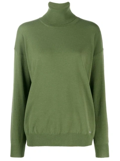 Dsquared2 Roll Neck Jumper In Green