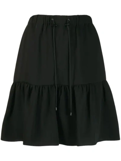 Kenzo High Waisted Skirt In Black