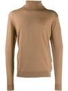 Dsquared2 Roll Neck Knitted Jumper In Neutrals