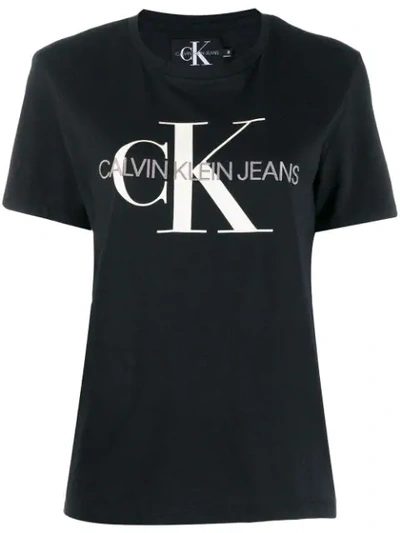 Calvin Klein Jeans Est.1978 Calvin Klein Jeans Logo Print T-shirt - Black