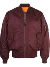 Alpha Industries Oversized Bomber Jacket - Red