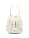 Miu Miu Matelassé Bag In White