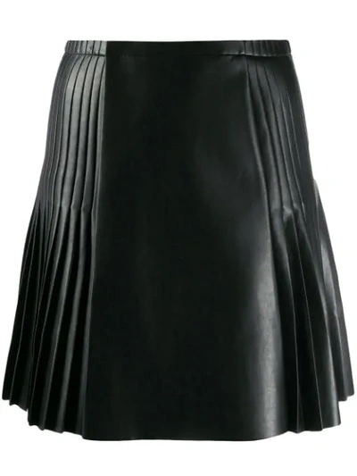 Ermanno Scervino Panelled Pleated Skirt In Black
