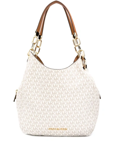 Michael Michael Kors Lillie Chain Tote Bag In Neutrals